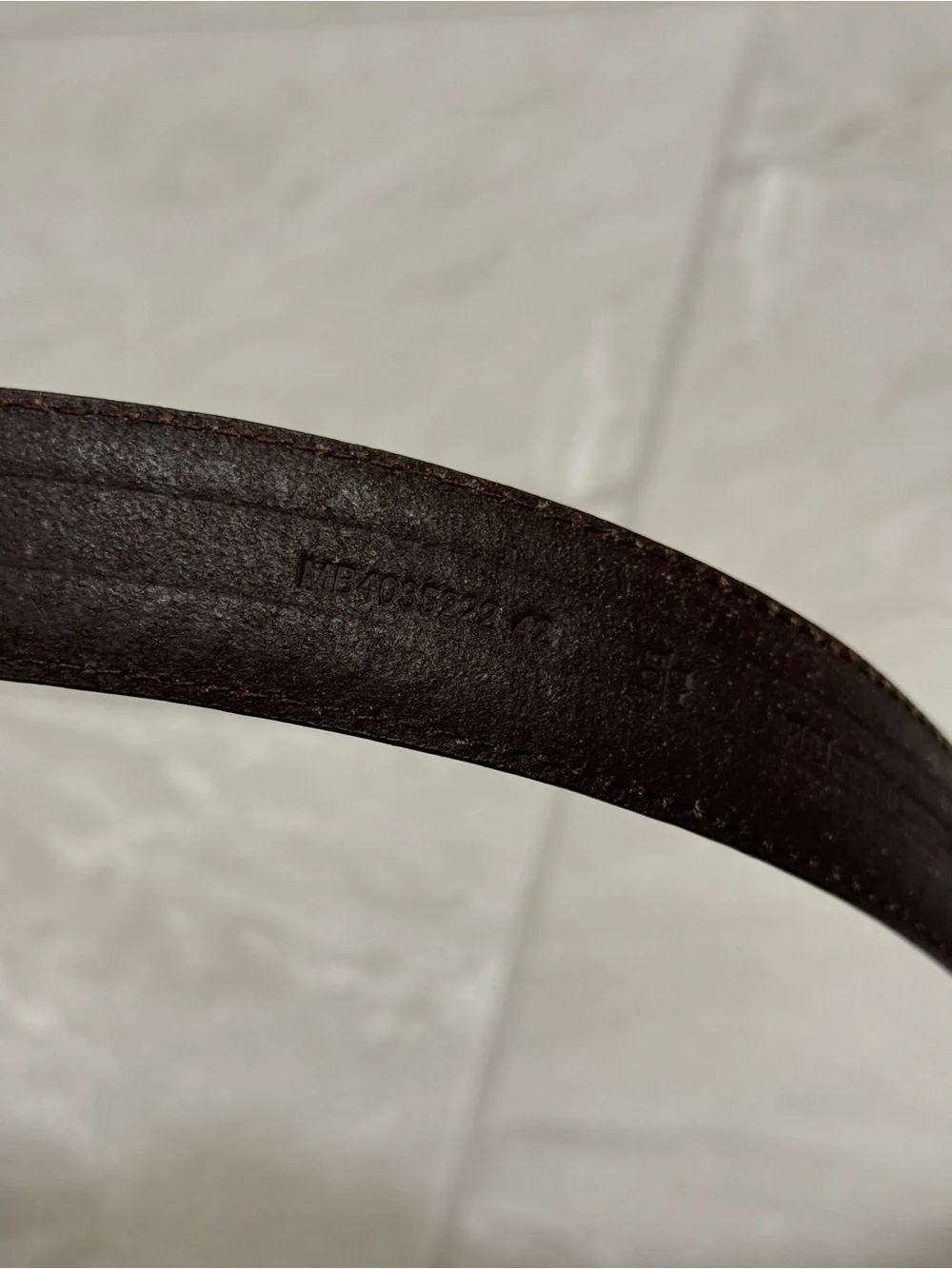 Vintage Western Full Grain Cowhide Leather Fossil Belt Cowgirl